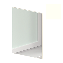 Фасад mirror Премиум 1 с Зеркалом - Белый платиновый 6459